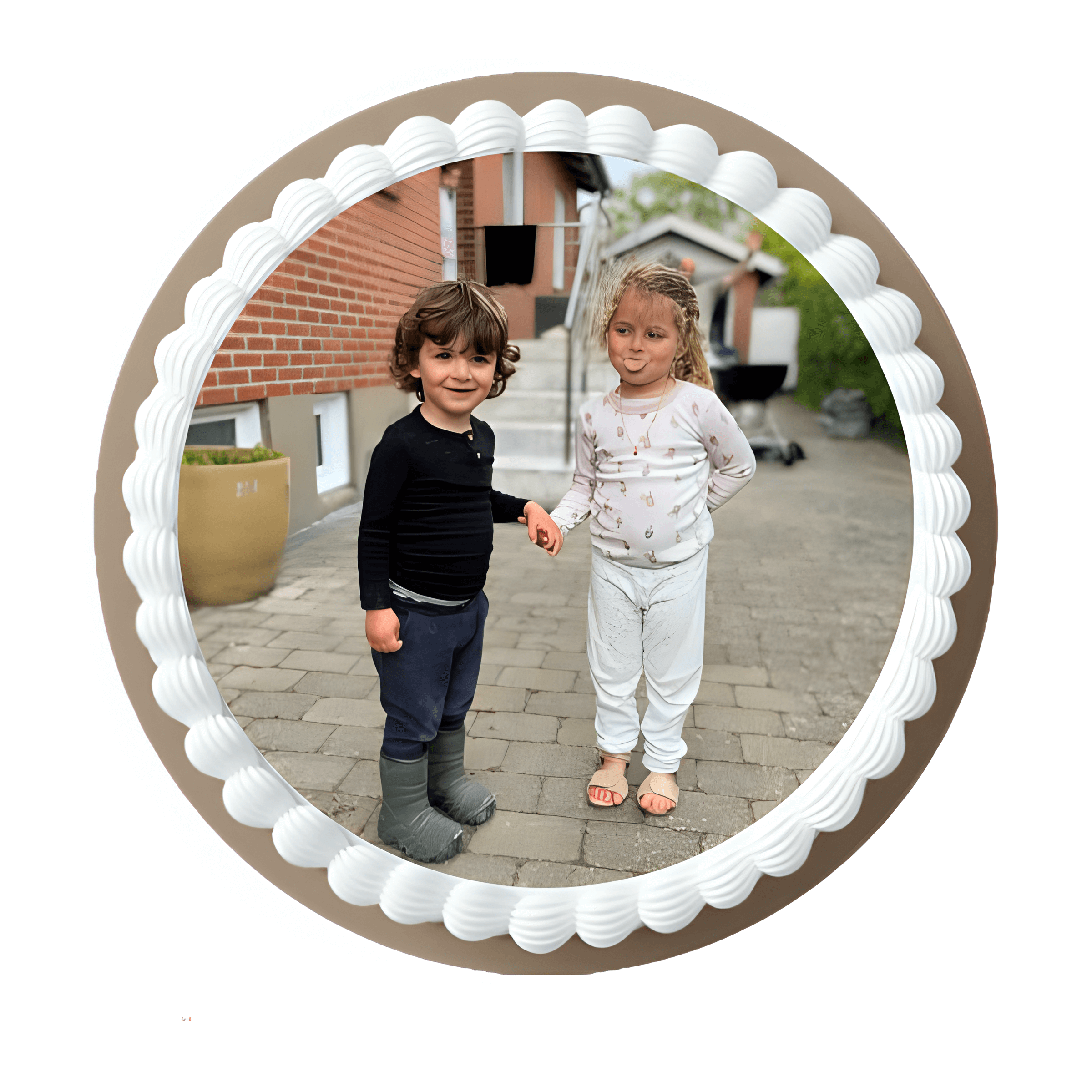 Sukkerprint med eget billede – Lav dit eget Kageprint Ø19cm