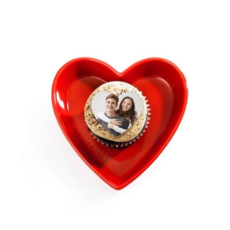 Vi Designer, sukkerprint / kageprint 5cm , 15 stk Hjerter klip selv - Billede 2