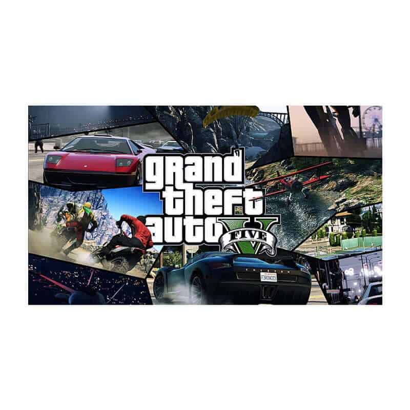 GTA V Tiles A4, Sukkerprint/Kageprint med tekst