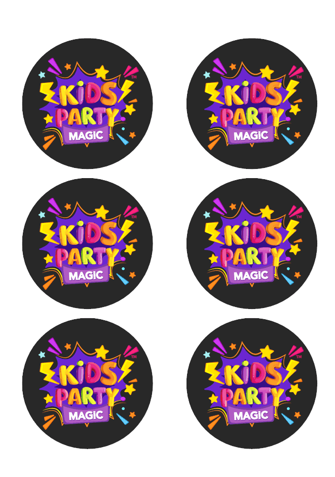 Drink Toppers Kids Party 6stk 8cm