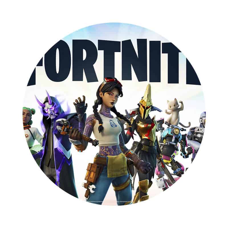 Kunstdruck af Fortnite-figurer til dekoration og gaming-entusiaster.