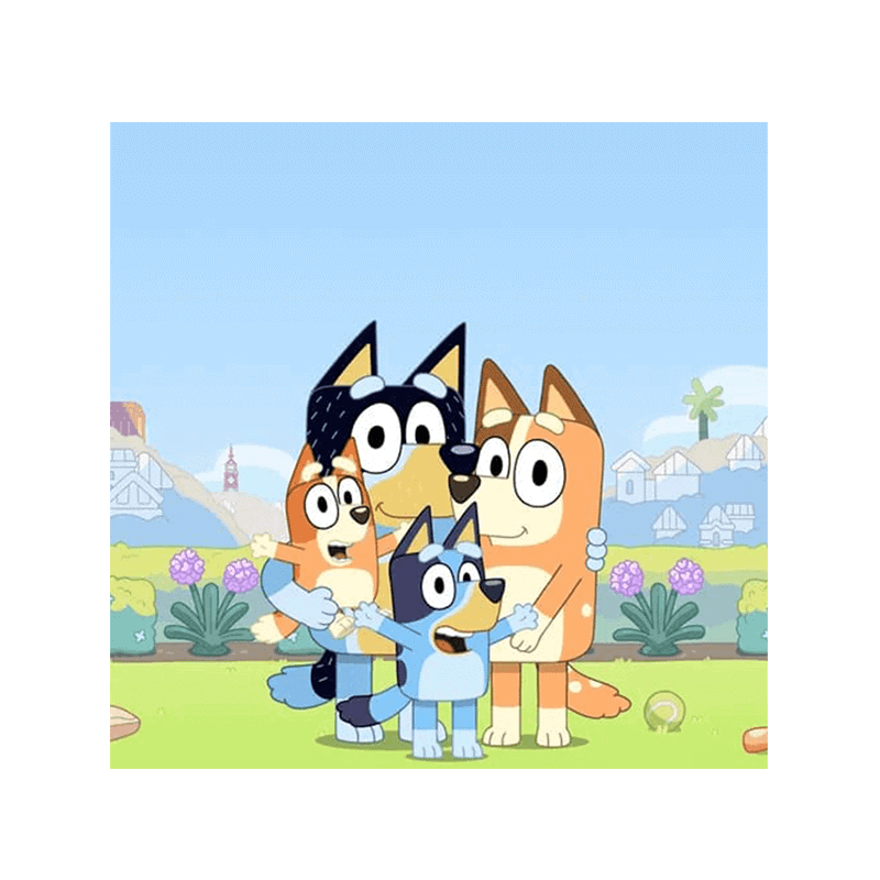 Søde hunde-kageprint, børnefest kagepynt, sjove dyremotiver, animeret hundeillustration, specialdesignet kagebillede.