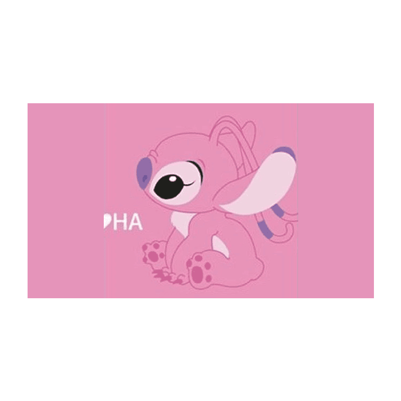 Sød pink hundekageprint til børnefødselsdag.