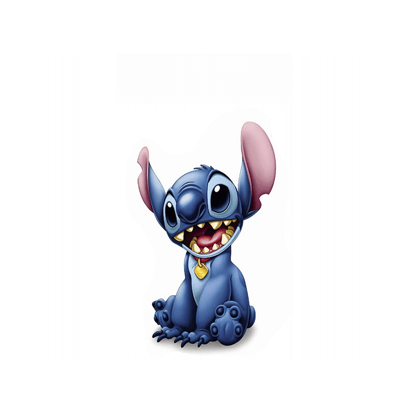 Sød Stitch cartoon figur, perfekte print til børne-kager, børnefødselsdag.