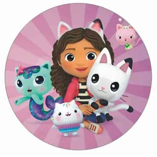 Farverig Bubble Guppies temabarnevævet børneplakat.